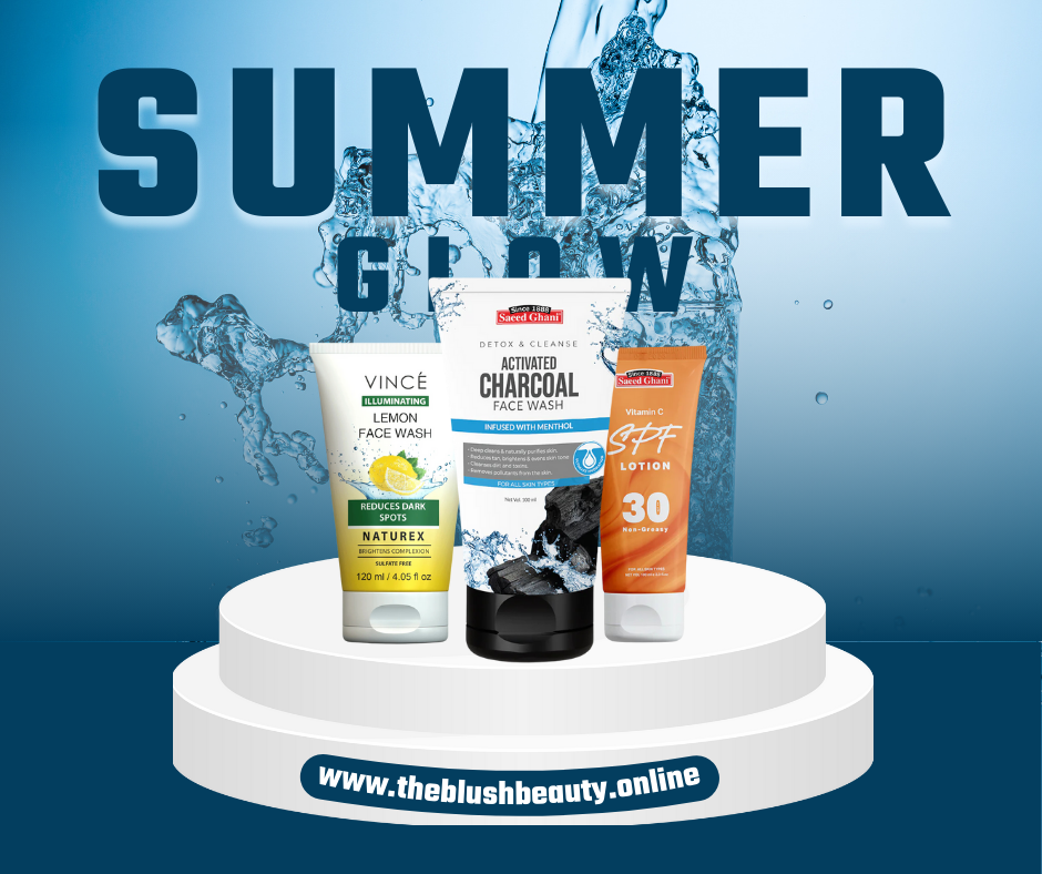 Charcoal Facewash, SPF 30 lotion & Lemon Facewash