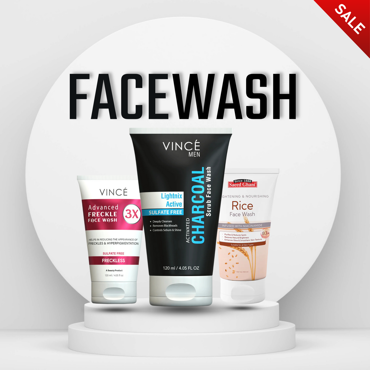 Facewashes