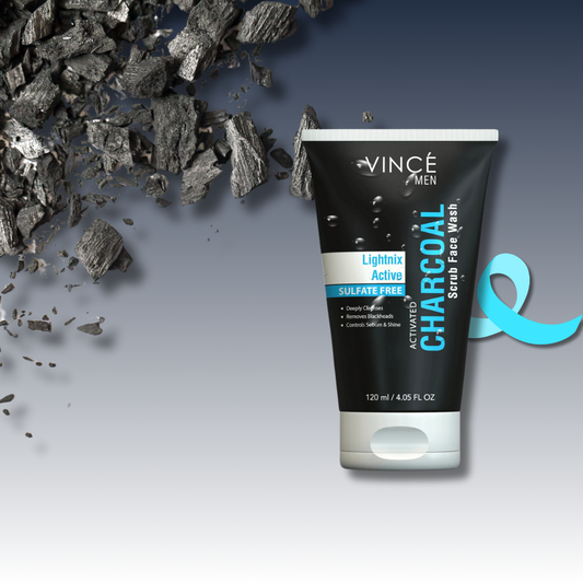 Activated Charcoal Scrub Face Wash for Men